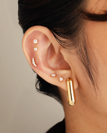 Sola Gold Flatback Stud