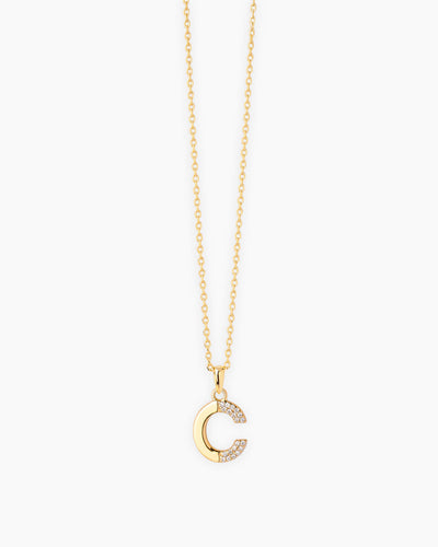 Letter Gold Necklace