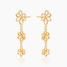 Camellia Gold Studs | Penny Pairs