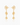 Camellia Gold Studs | Penny Pairs