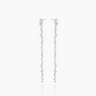 Cassandra Silver Dangler Studs | Penny Pairs