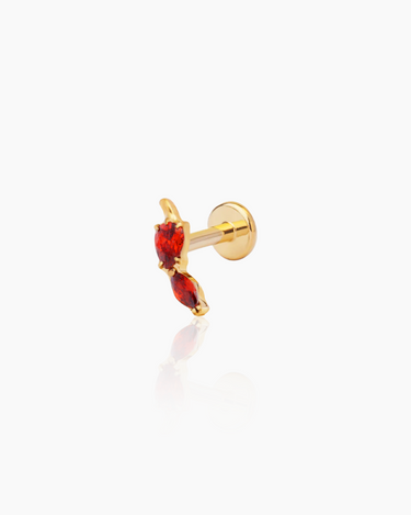 Chili Gold Flatback Stud