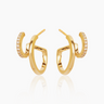Clarissa Gold Hoops | Penny Pairs