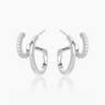 Clarissa Silver Hoops | Penny Pairs