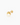Croissant Gold Flatback Stud
