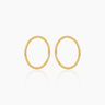 Dane 12mm Gold Hoops | Penny Pairs