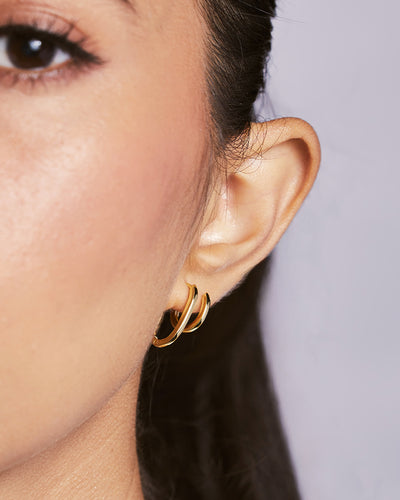 Vina Gold Hoops