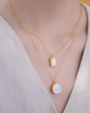 Eleanor Gold Locket Necklace