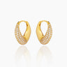 Felicia Gold Hoops | Penny Pairs