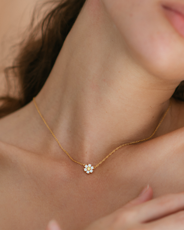 Flora Gold Necklace | Penny Pairs