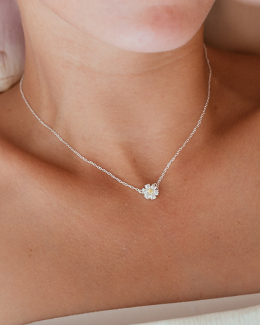Flora Silver Necklace | Penny Pairs