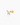 Flutter Gold Flatback Stud
