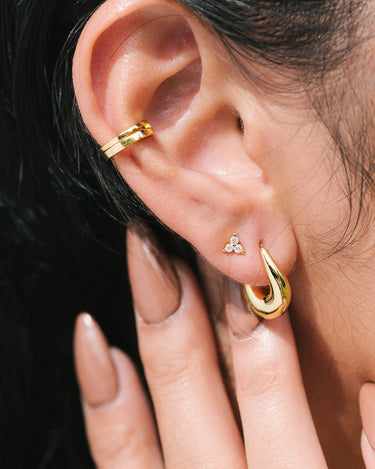 Frida Gold Hoops | Penny Pairs