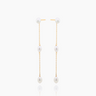 Gabriella Gold Dangler Studs | Penny Pairs