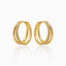 Gemma Gold Hoops | Penny Pairs
