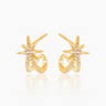Wicked x Penny Pairs Glinda’s Wand Gold Huggies | Penny Pairs