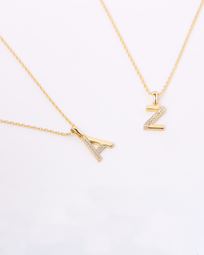 Letter Gold Necklace