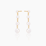 Isabella Gold Drop Studs | Penny Pairs