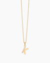 Letter Gold Necklace