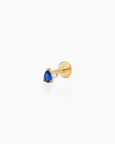 Kaia Gold Flatback Stud
