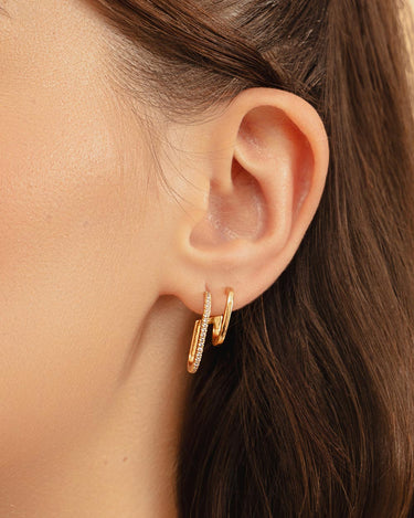 Larissa Gold Hoops