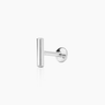 Lex Silver Flatback Stud | Penny Pairs