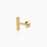 Lex Gold Flatback Stud | Penny Pairs