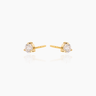 Linda Lab Grown Diamond Gold Studs | Penny Pairs