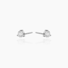 Linda Lab Grown Diamond Silver Studs | Penny Pairs