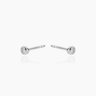 Livi Lab Grown Diamond Silver Studs | Penny Pairs