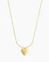 Heart Gold Locket Necklace