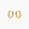 Loretta Lab Grown Diamond Gold Huggies | Penny Pairs