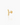Mina Gold Flatback Stud