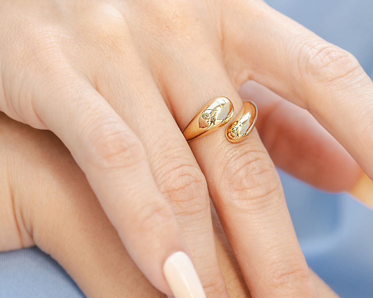 Dome Gold Ring | Penny Pairs
