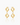 Mariela Gold Studs | Penny Pairs