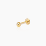 Mon Gold Flatback Stud | Penny Pairs
