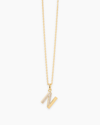 Letter Gold Necklace