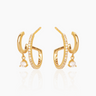Natasha Gold Hoops | Penny Pairs