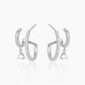 Natasha Silver Hoops | Penny Pairs
