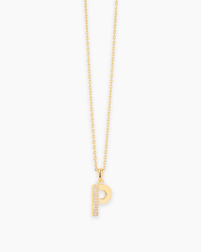 Letter Gold Necklace