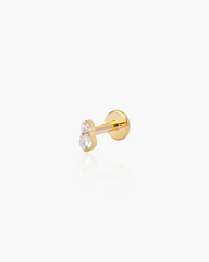 Pat Gold Flatback Studs