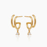 Kendra Gold Huggies | Penny Pairs