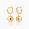 Rowena Gold Huggies | Penny Pairs