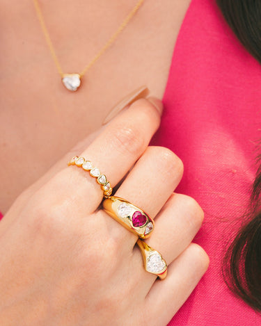 Jenna Gold Ring | Penny Pairs