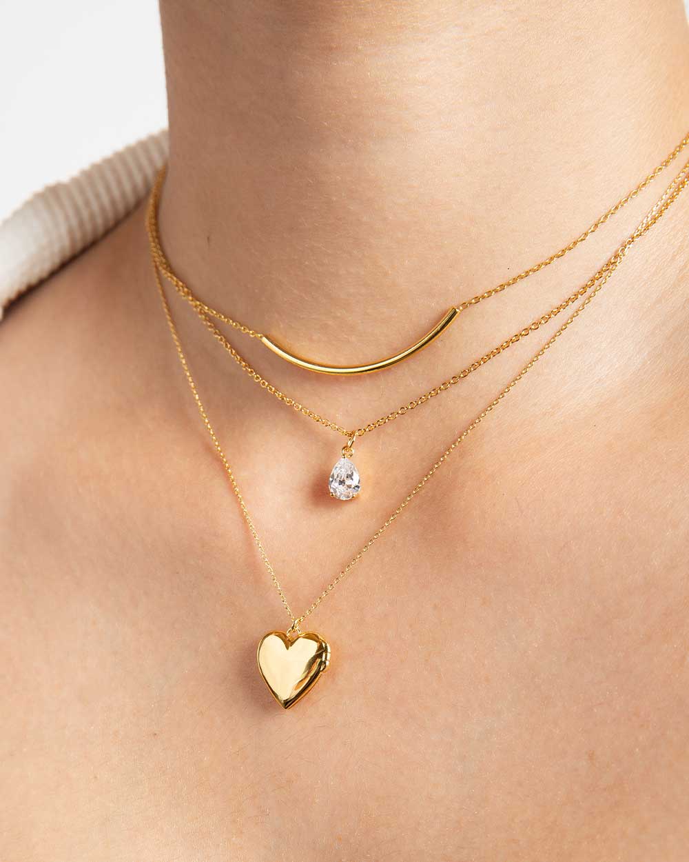 Horizon Gold Necklace – Penny Pairs
