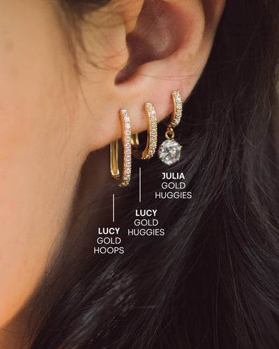 Lucy Gold Hoops