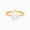 Portia Diamond Yellow Gold Ring | Penny Pairs