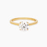 Romina Diamond Yellow Gold Ring | Penny Pairs