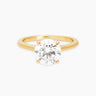 Romina Diamond Yellow Gold Ring | Penny Pairs