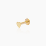 Sam Gold Flatback Stud | Penny Pairs